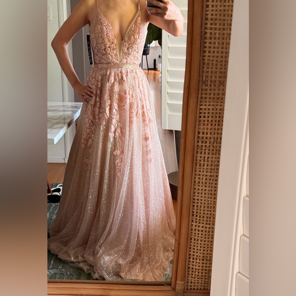 Jovani Rose Gold Gown